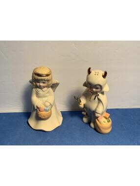 Lenox Angel And Devil Salt And Pepper Shakers
